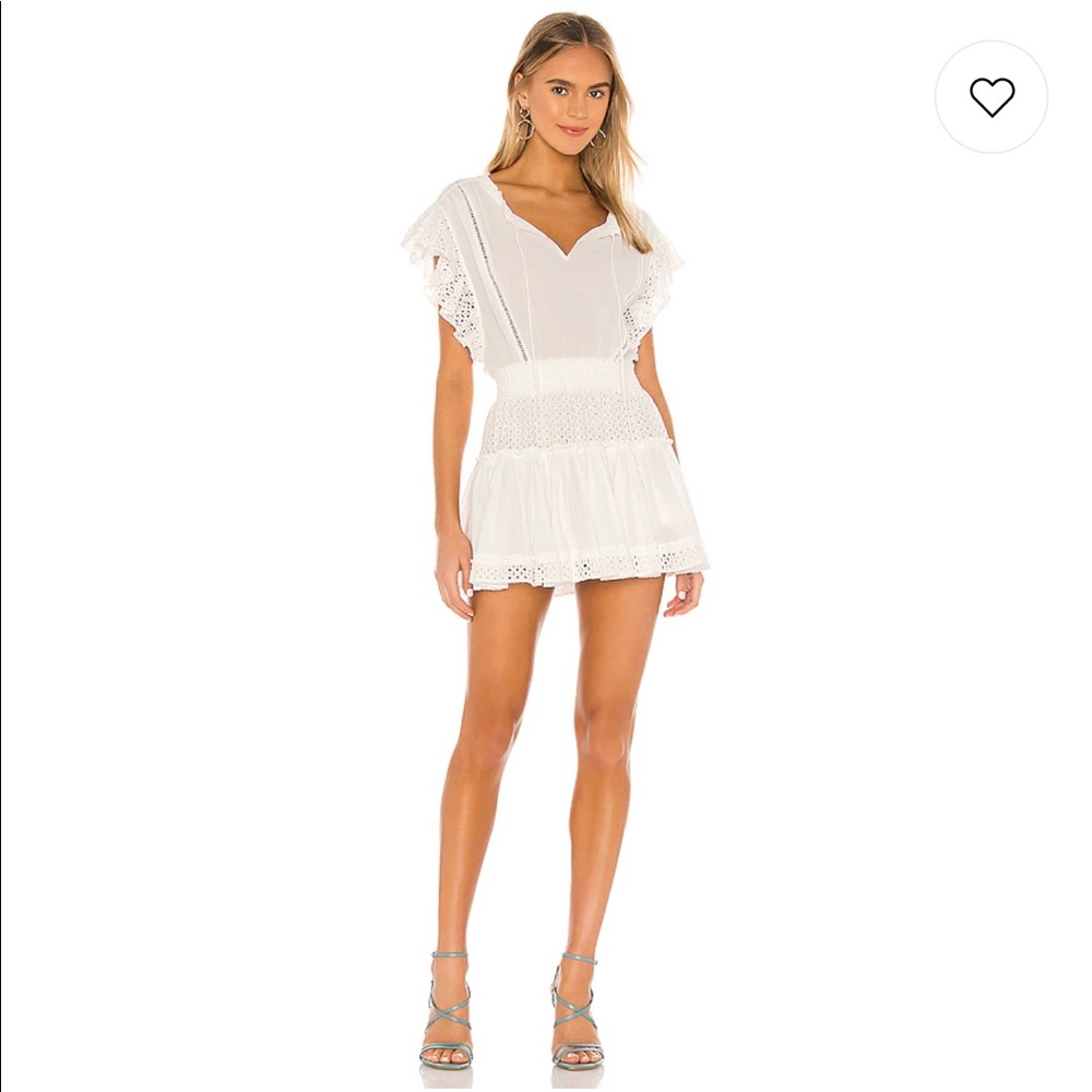 Misa Sarika Dress- White
